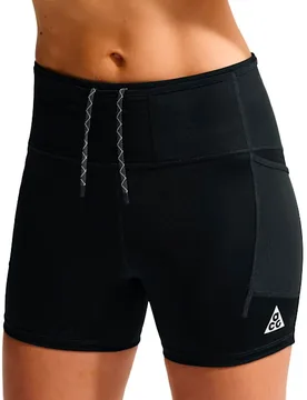 Cuissard de trail respirant - W Trail Df Hr 4In Tight Short Black Summit White - Taille XS - Noir - Nike ACG - FashionsVida