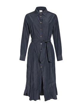 Maxi-Kleid Damen Braungrau 1,2,3 Damen