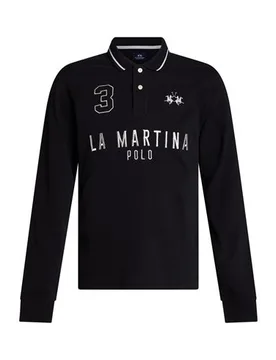 Polo Hombre Negro 3XL Hombre - La martina - FashionsVida