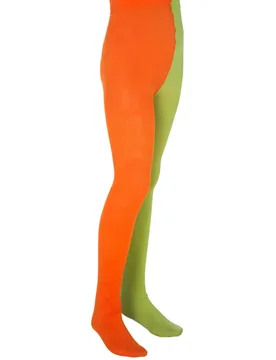Pippi Langstrumpf Kinder-Strumpfhose Lizenzware orange-grün - METAMORPH GmbH - FashionsVida