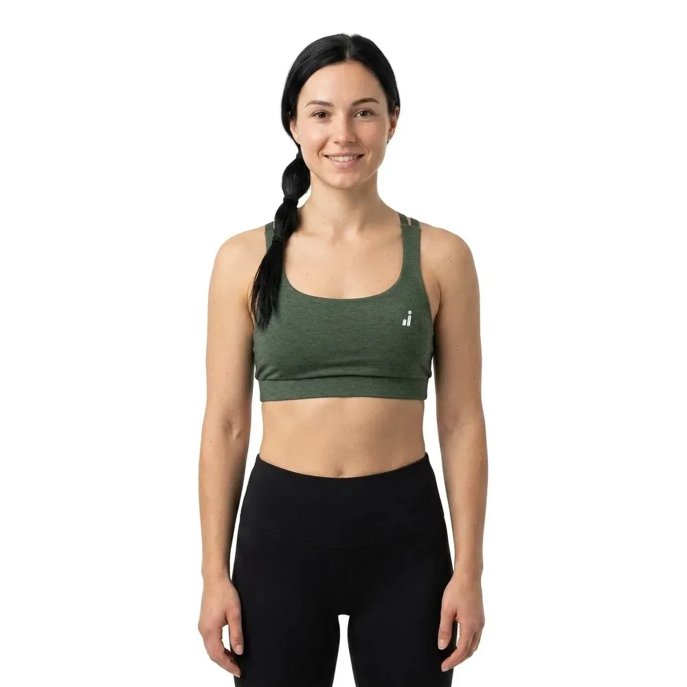 Soutien-gorge De Sport Strap Olive Green L - Joluvi - FashionsVida
