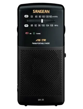 Radio Portable Sr-35 Black One Size unisex - Sangean - FashionsVida