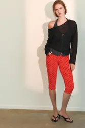 Pull&Bear Polka Dot Capris (Size: )