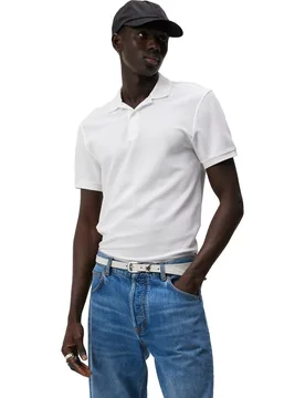 Polo Troy Pique, weiss s - J.lindeberg - FashionsVida