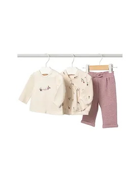 Mayoral Set Neonato viola 56 - Mayoral - FashionsVida