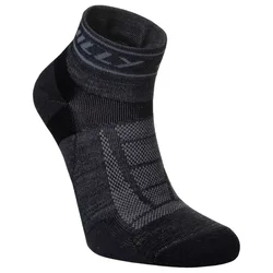 Calzini Corti Trail Quarter Med Charcoal / Black EU 43-46