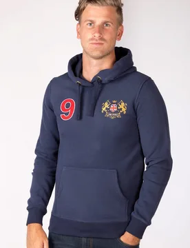 Fordon Mens Overhead Emblem Hoody - Rydale - FashionsVida