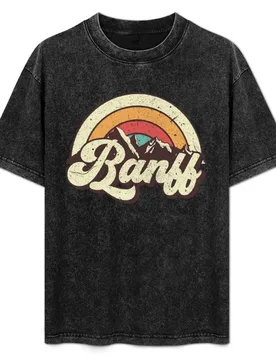 Banff hiking trip T-Shirt Construction Work Tee Shirt - Aliexpress - FashionsVida