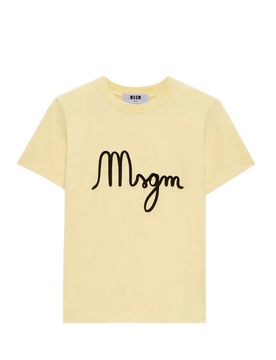 MSGM T-shirt e Polo Black/yellow