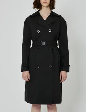CAPPOTTO LONG TRENCH ESON - John richmond - FashionsVida