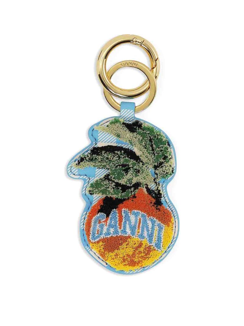 Ganni Portachiavi a forma di mela
