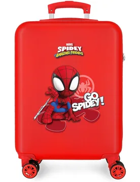 Maleta de cabina spidy go rígida con capacidad de 34l - Personajes - FashionsVida