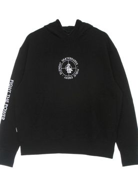 Felpa Leggera Cappuccio Uomo Pexe Target Hoodie Black