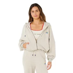 Sweat-shirt à Zip Surf Side Spliced Grey Marle M