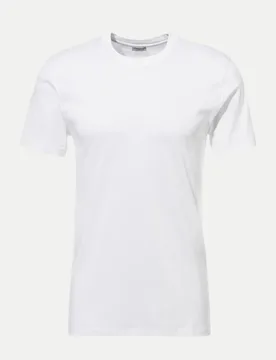 Zimmerli Basic T-Shirt Weiß M - Zimmerli - FashionsVida