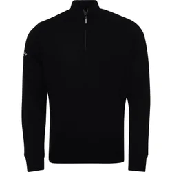 Pullover Windstopp 1/4-Zip, schwarz xl