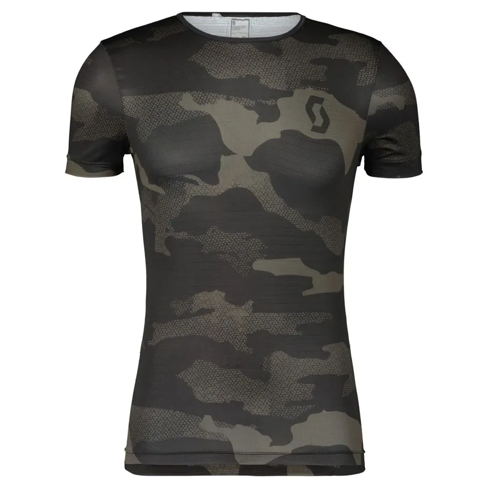 Maglia A Maniche Corte Carbon Black / Dark Grey - Scott - FashionsVida