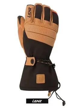 Gants 9.0 Finger Cap Bronw / Black L - Lenz - FashionsVida