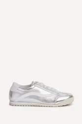 Flash Silver Retro Style Trainers - Silver - Size: 8-Standard Fit
