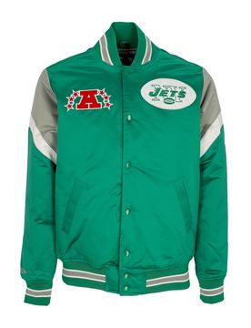 Giubbotto Bomber Uomo Nfl Heavyweight Satin Jacket Neyjet Original Team Colors