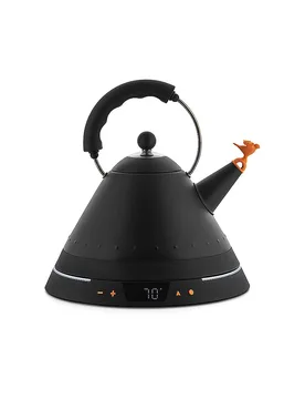 Bollitore elettrico 1,5 l Michael Graves acciaio inossidabile nero nero - Alessi - FashionsVida