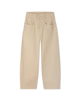 Hose Barrel Leg ODELE beige 38/L28 damen