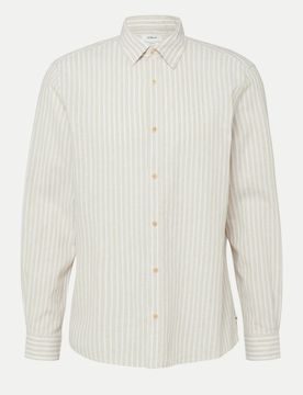 RED LABEL Hemd mit Streifen-Muster Beige XXL