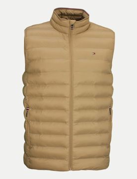 Weste mit Stehkragen Beige M