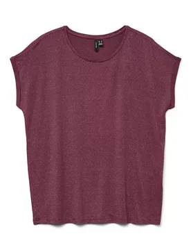 VLAVA GLITTER SS TOP STRIPE LX JRS feale - M - FashionsVida