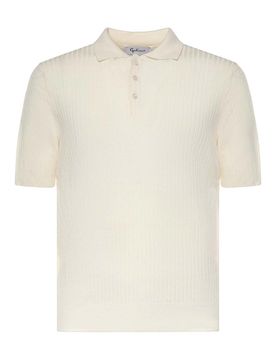 Polo in cotone a coste