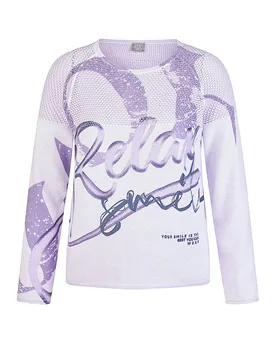 Rabe Pull-over violet 48 - RABE - FashionsVida
