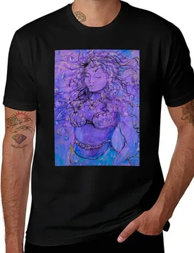 Purple Mermaid Queen of the Sea T-Shirt Independence Day Short Sleeve T-Shirt - Aliexpress - FashionsVida