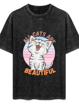 All Cats Are Beautiful - Cute, ACAB, Meme, Punk T-Shirt Casual Trendy Streetwear Tee Shirt - Aliexpress - FashionsVida