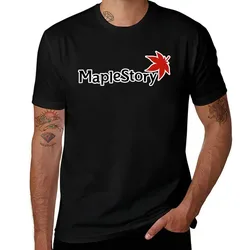 Maplestory Title logo! Active T-Shirt Plus Size Basic Short Sleeve Top