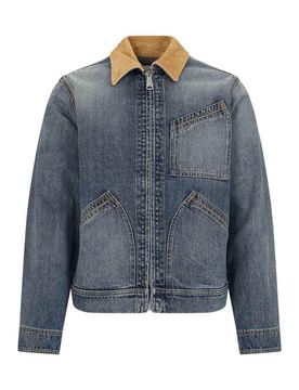 Giacca Zip in denim