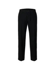 Pantalon en lin SLH196 noir XL