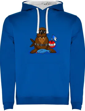 Kruskis Felpa Con Cappuccio Walrus - Kruskis - FashionsVida
