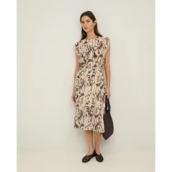 Yerse - Vestido midi de gasa
