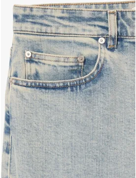 Vaqueros de corte ajustado de 5 bolsillos añil en azul - Lacoste - FashionsVida