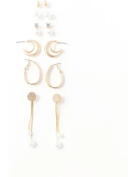 Sfera - Set pendientes perlas - Sfera - FashionsVida