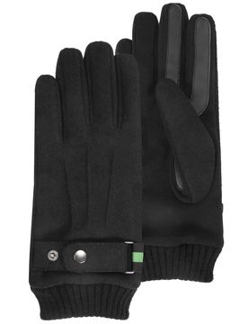 Gants tissu lainé Noir noir 8/8.5
