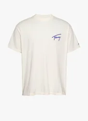T-shirt imprimé en coton Beige L Male