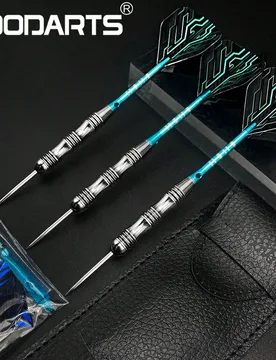 Set de 3 dardos tipo hueso de dragón - 22g Dardos de metal puntiagudos profesionales con estuche de protección, regalo de negocios, incluye 3 varill - Shein - FashionsVida