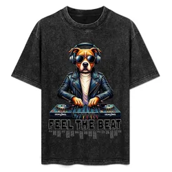 Feel the beat T-Shirt Simple Print Design T-Shirt