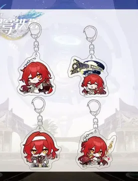 New Honkai: Star Rail Cute Cat Keychain Himeko Nova Cartoon Anime Pendant Keyring Bag Charm Game Friend Gift - Aliexpress - FashionsVida