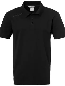 Polo à Manches Courtes Essential Black M