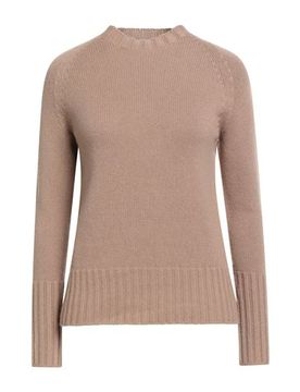 Rollkragenpullover Damen Hellbraun L,M,S,XS Damen