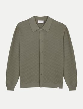 The Structured Cardigan Grün S