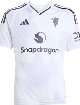 Manchester United 25/26 Away Kinder Trikot, weiß 128 - Adidas - FashionsVida