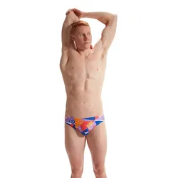 Allover Digital 5 Cm Swimming Brief True Cobalt / Sweet Purple / Mandarin Peel / Watermelon / UK 36 Men